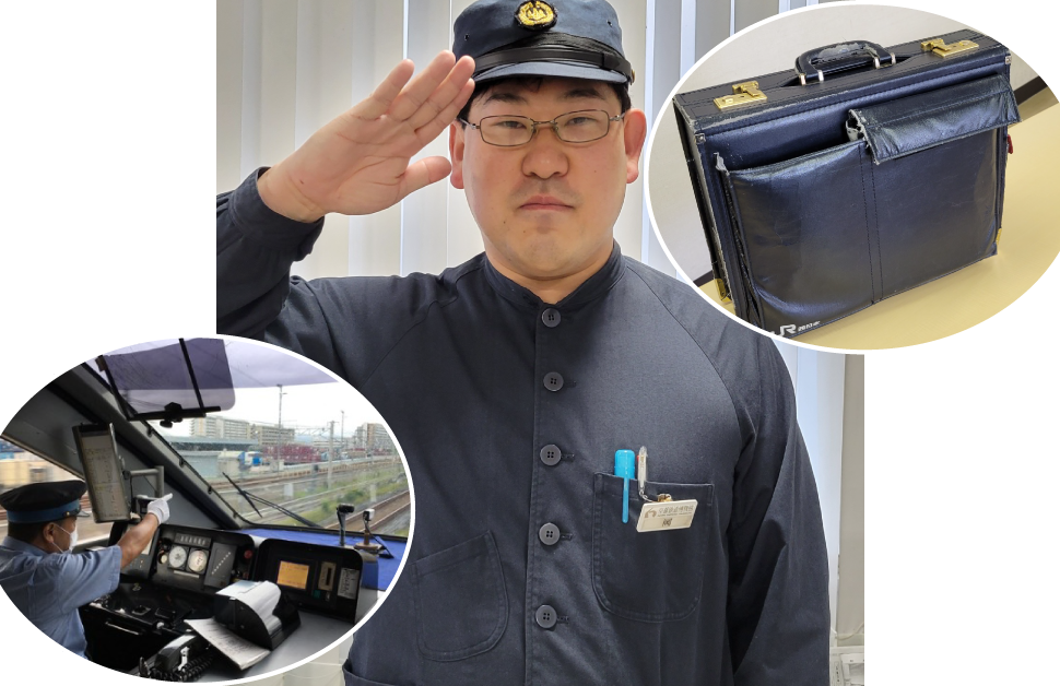 本物のJRの運転士さんが<br>ふだんのお仕事をじきじきに伝授。<br>楽しい体験コーナーも！